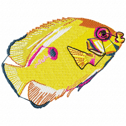 Fishes Embroidery Design 2 Fishes Embroidery Design 2